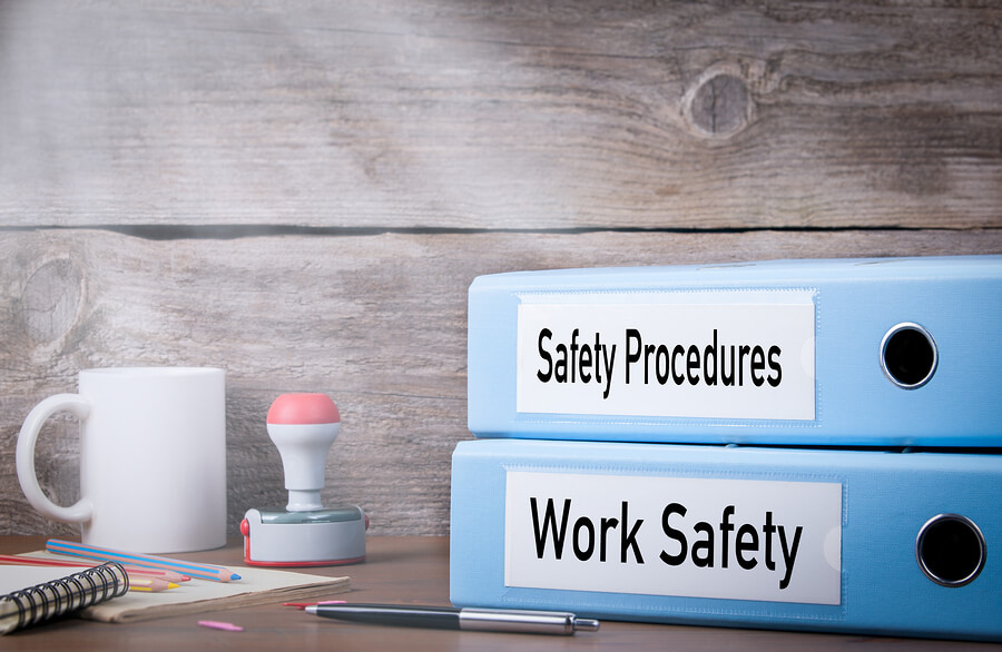 work safety procedures and standards book.