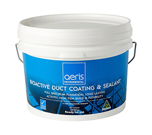 Container of AERIS Bioactive duct coating and sealant.